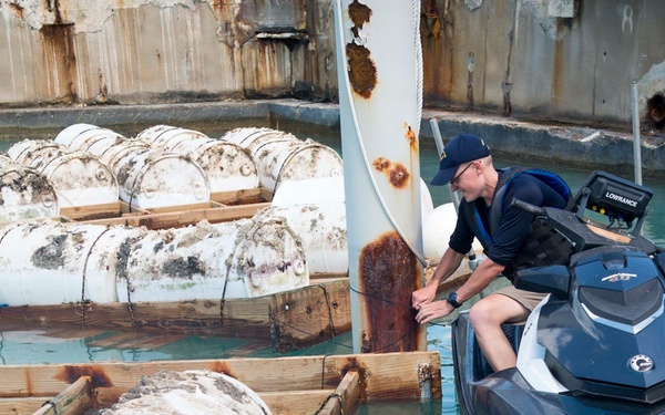 Survey Inspectors Clear Debris in Key West Following Hrricane Irma