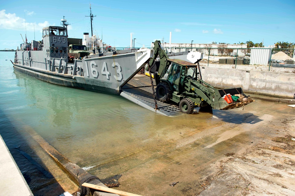 LCUs Travel to Key West with Supplies for Hrricane Relief Efforts