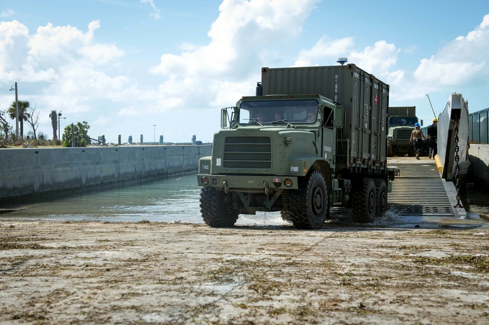 LCUs Travel to Key West with Supplies for Hrricane Relief Efforts