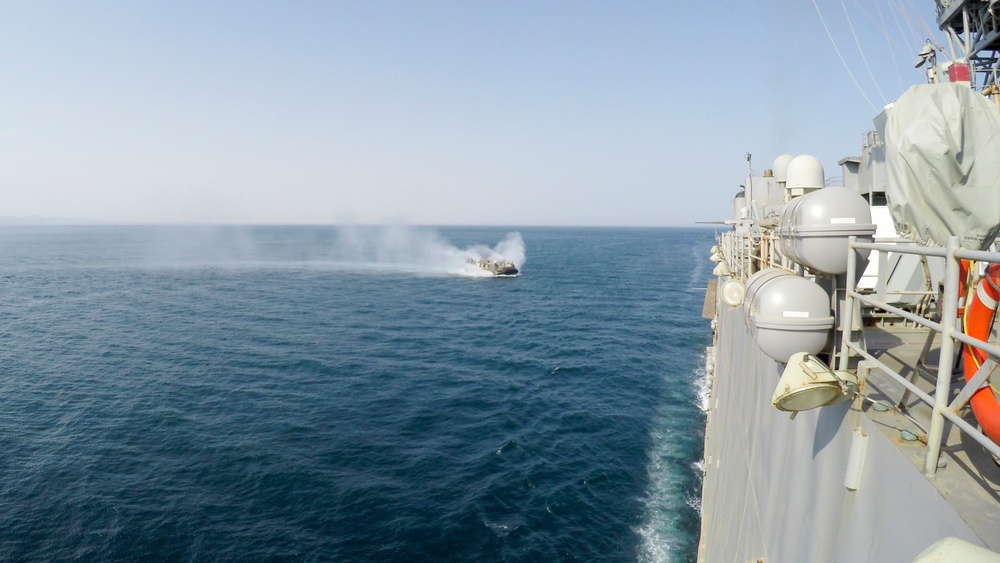 USS Pearl Harbor launches LCAC during Alligator Dagger