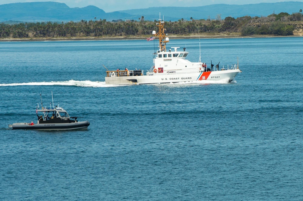 Patrol boats underway