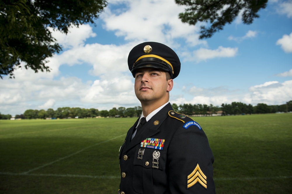 U.S. Army Reserve Soldiers in Army Service Uniform