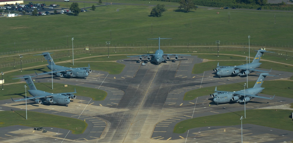 Barksdale Provides Shelter for Airmen, Aircraft