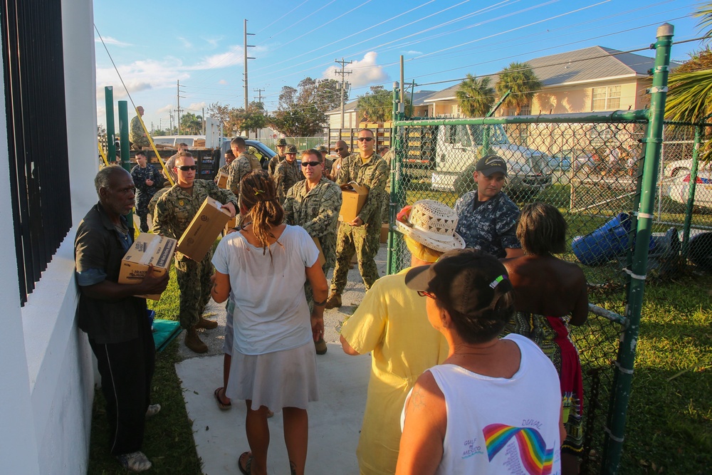 Marines and Sailors begin relief efforts in Key West