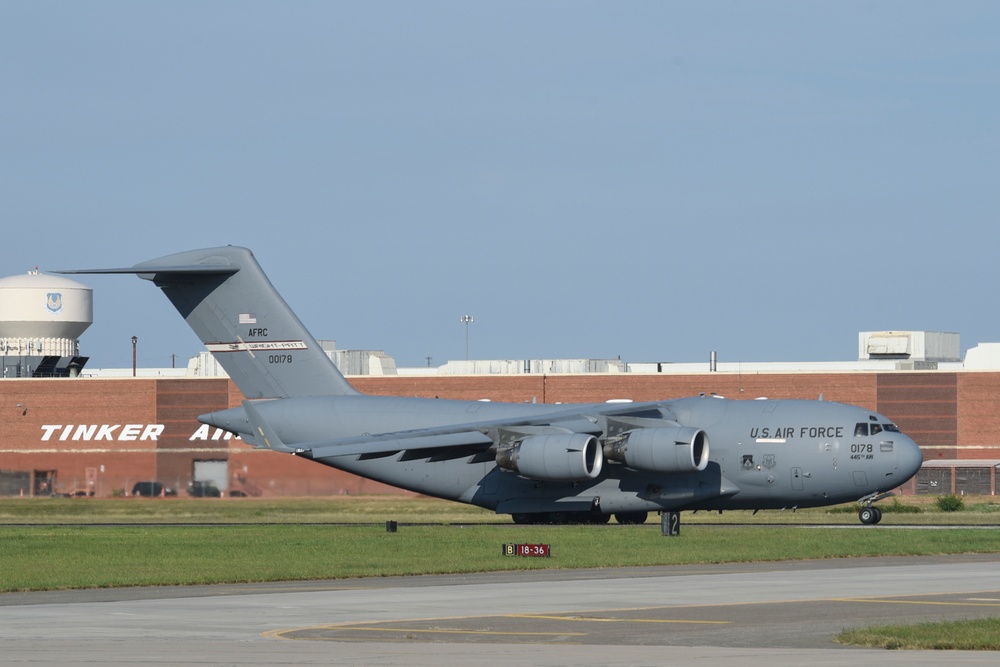 AFRC C-17A supports Hurricane Irma relief efforts
