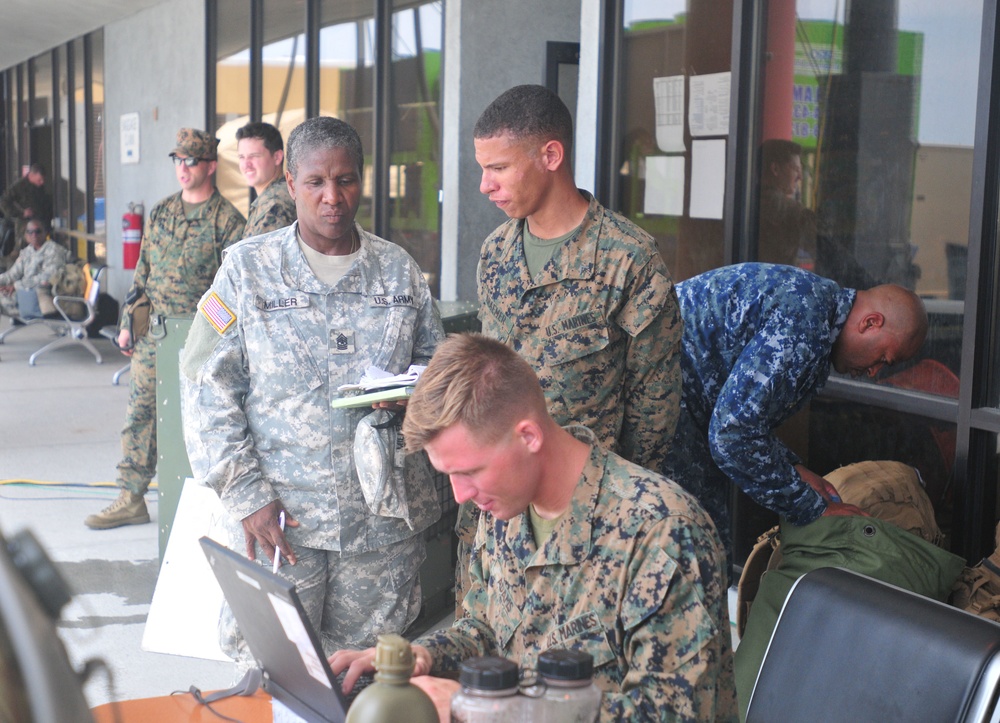 Military Personnel conduct JRSOI