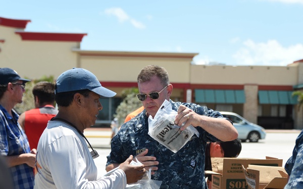 Sailors and Marines Perform Hurricane Irma Relief