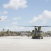 CH-47 Chinooks assigned to Florida Army National Guard Air Operations 1st Battalion, 11th Aviation Regiment, offload food and water at a FEMA distribution center in Key West