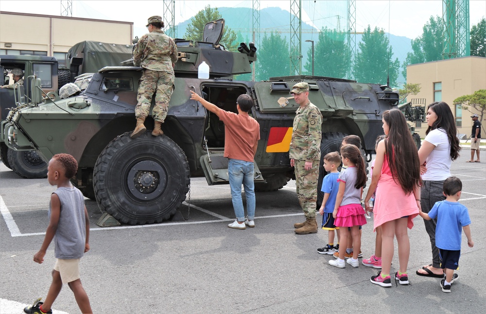 Transportation battalion steers children toward happiness
