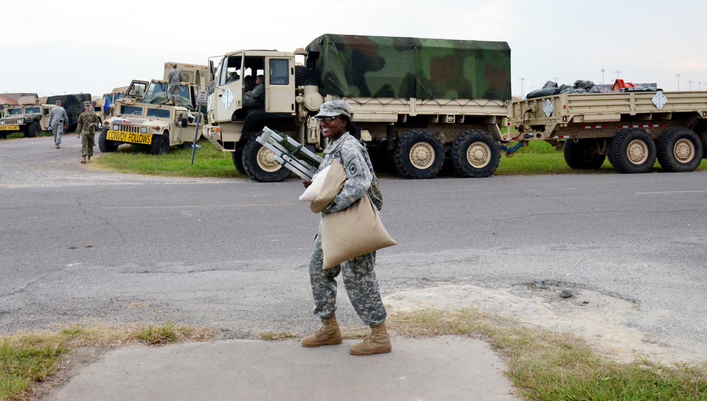 Task Force Aleutian, Arkansas National Guard, Leaves Texas