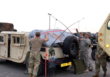 Task Force Aleutian, Arkansas National Guard, Leaves Texas