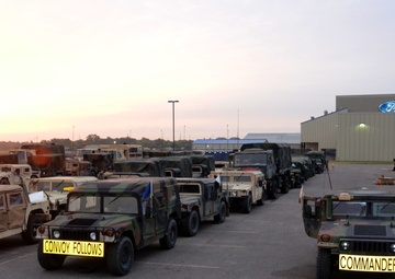 Task Force Aleutian, Arkansas National Guard, Leaves Texas