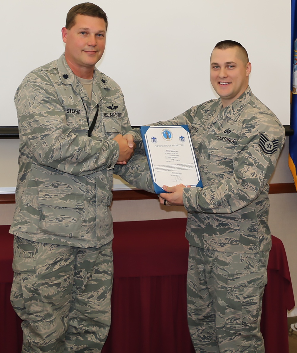 Dicks Promoted to Master Sergeant