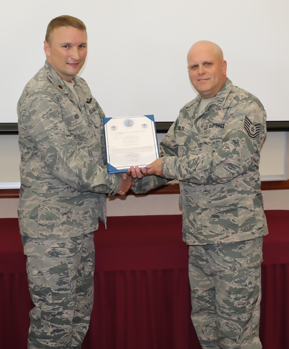 Reynolds Promoted to Master Sergeant