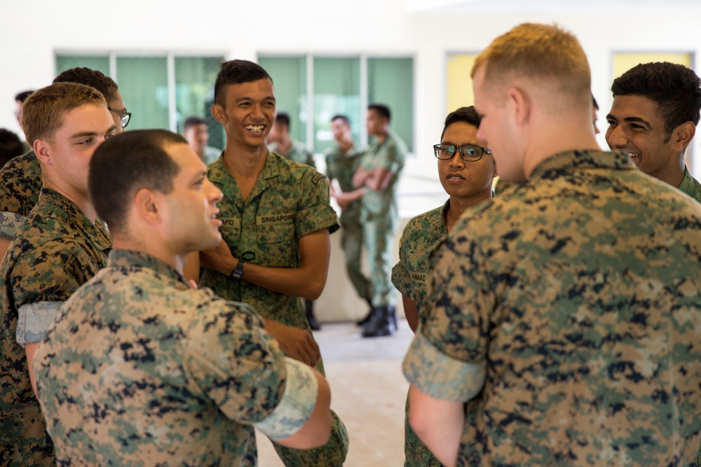 Valiant Mark 2017: Developing Relationships with the Singapore Armed Forces