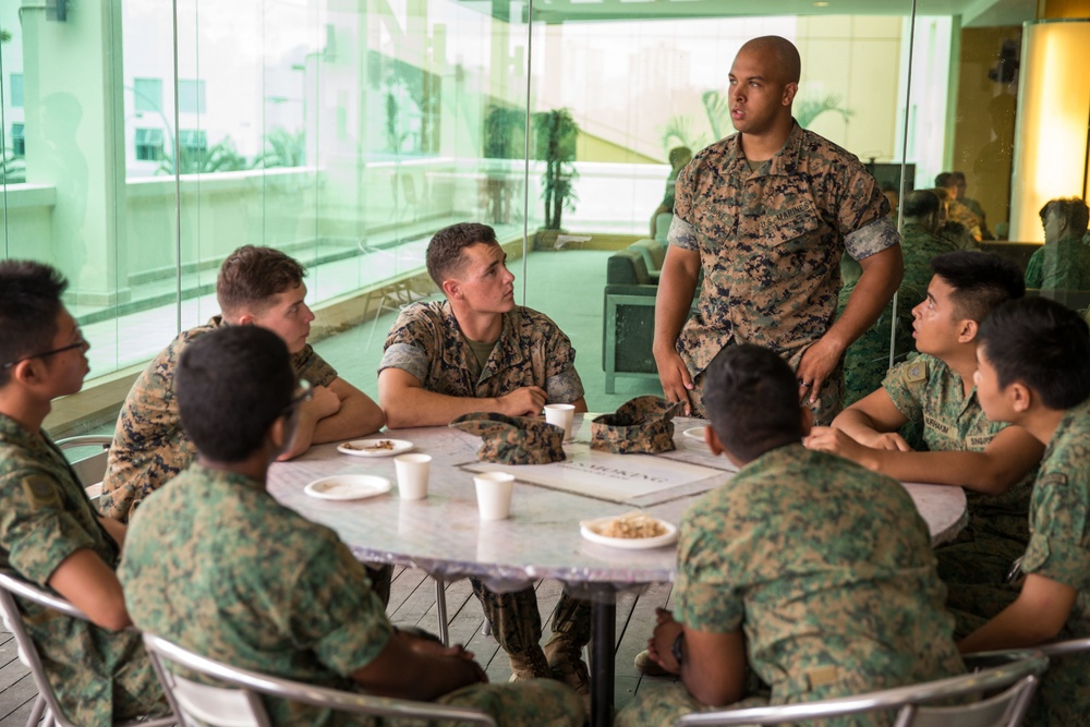 Valiant Mark 2017: Developing Relationships with the Singapore Armed Forces