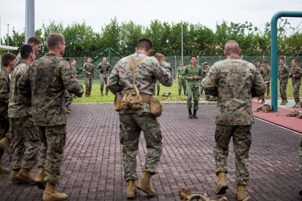 Valiant Mark 2017: USMC and SAF take on the Obstacle Course