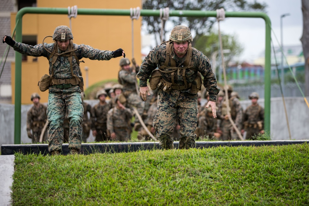 Valiant Mark 2017: USMC and SAF take on the Obstacle Course