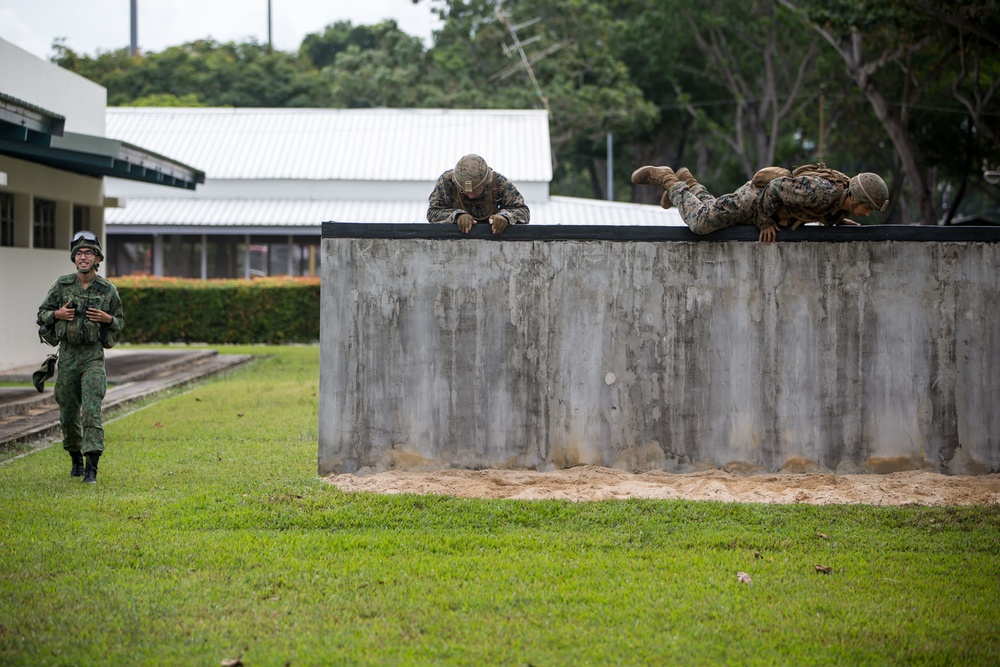 Valiant Mark 2017: USMC and SAF take on the Obstacle Course