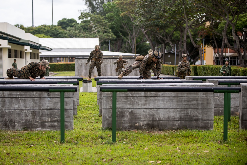 Valiant Mark 2017: USMC and SAF take on the Obstacle Course
