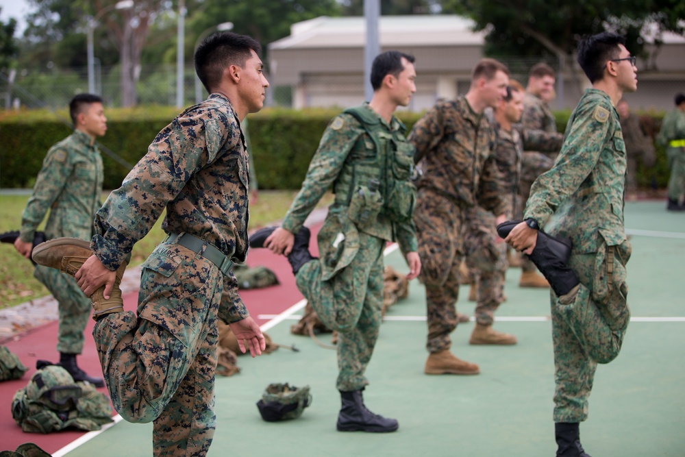Valiant Mark 2017: USMC and SAF take on the Obstacle Course