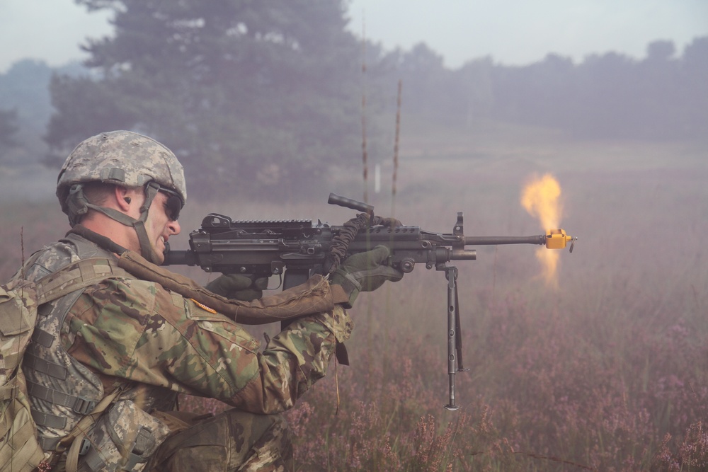 The Michigan Army National Guard’s C Company, 1st Battalion, 125th Infantry Regiment Successfully Completes Platoon Live Fire Exercise