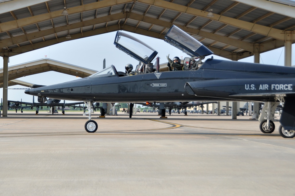 Senior Airman Danielle Langland takes incentive flight