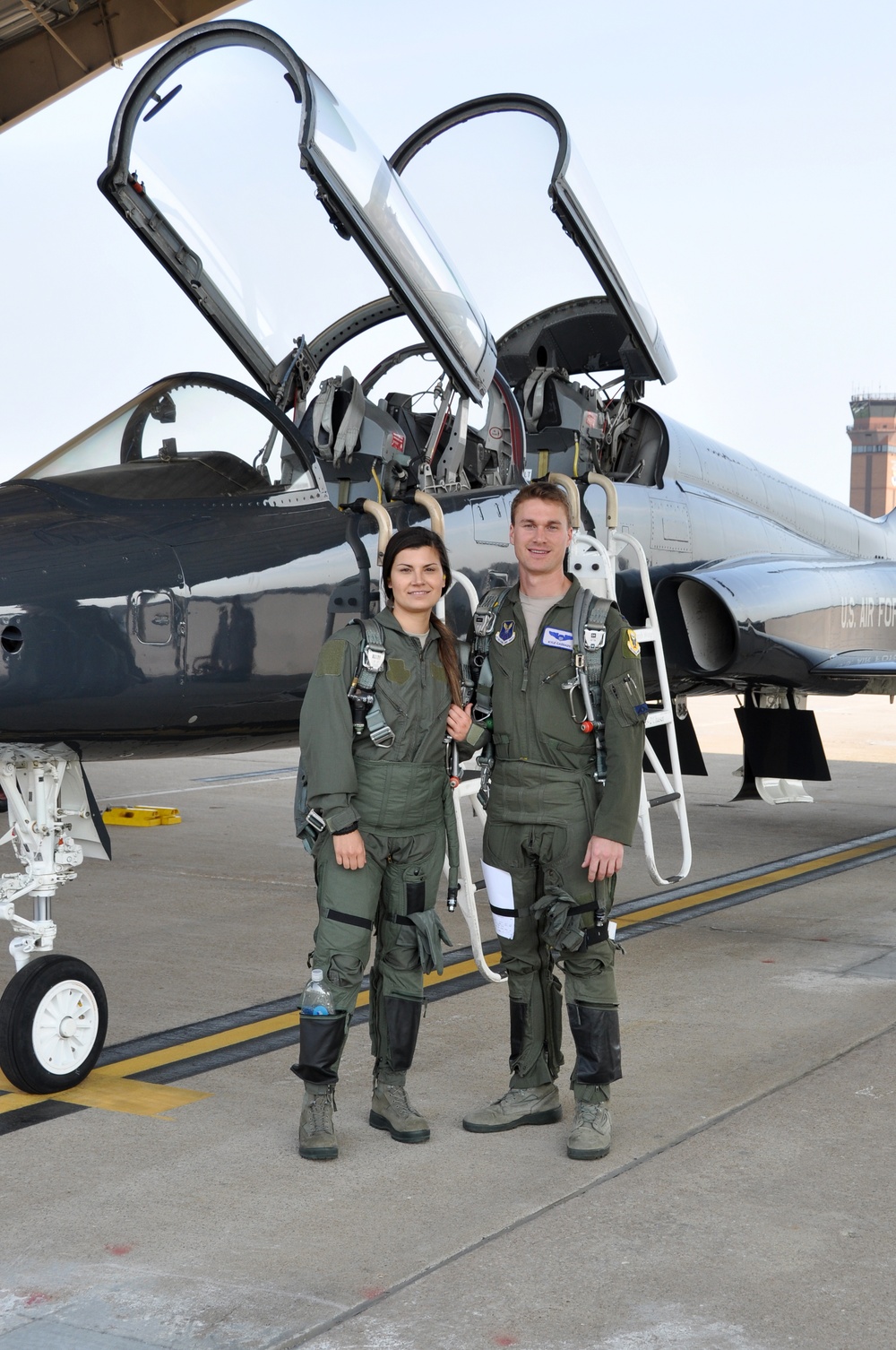 Senior Airman Danielle Langland takes incentive flight