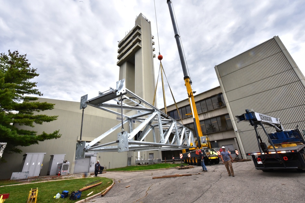 The New LRM Antenna Tower at WPAFB