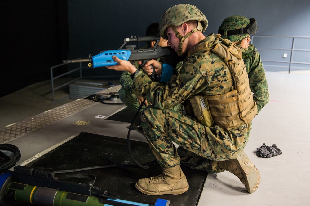 U.S. Marines Learn SAF Weapon Systems