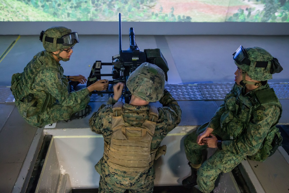 U.S. Marines Learn SAF Weapon Systems