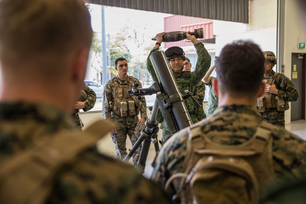 U.S. Marines Learn SAF Weapon Systems