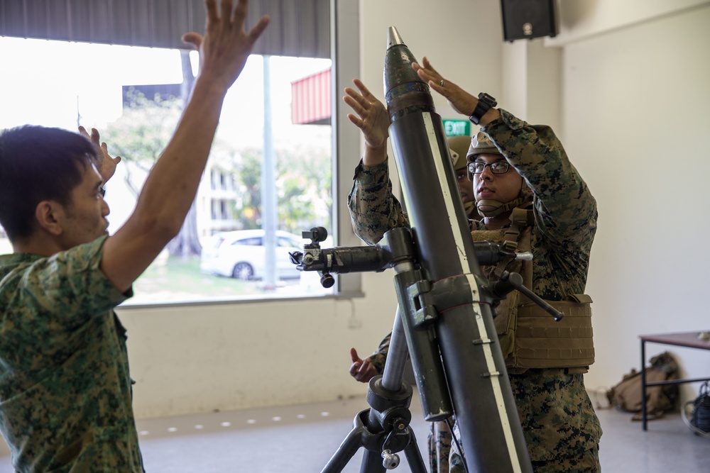 U.S. Marines Learn SAF Weapon Systems