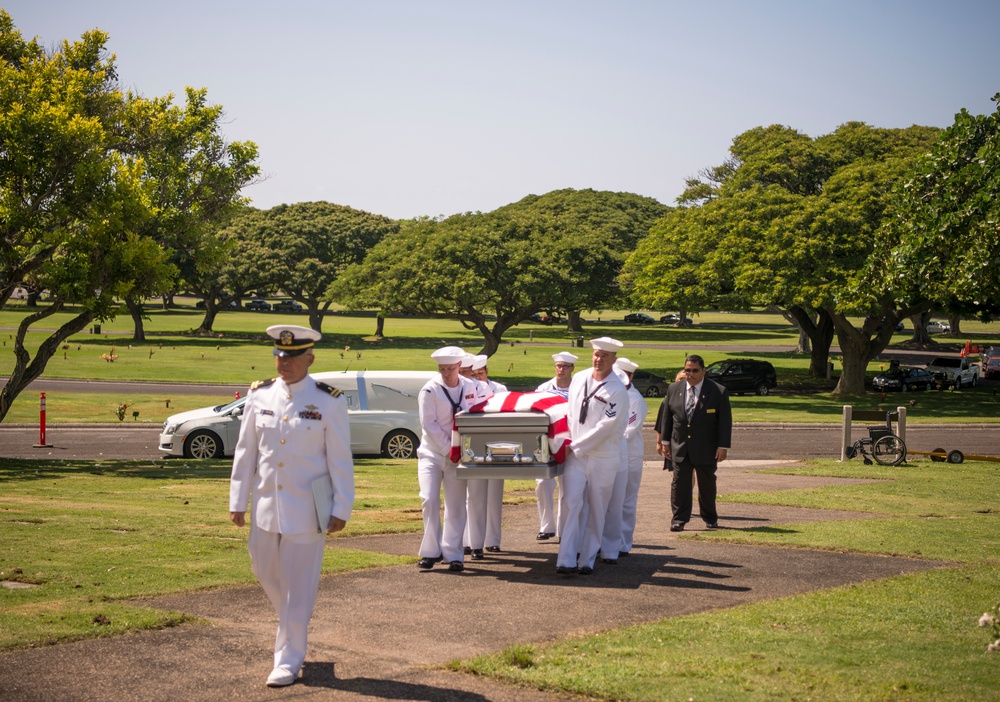 Repatriation of Fireman 1st Class Charles Casto