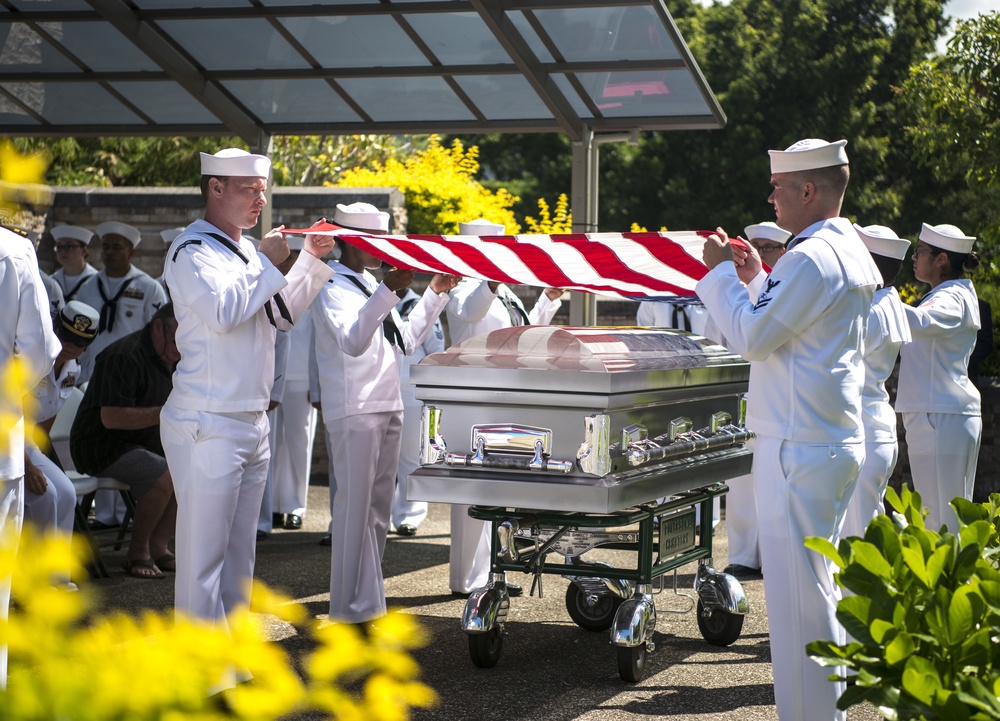 Repatriation of Fireman 1st Class Charles Casto