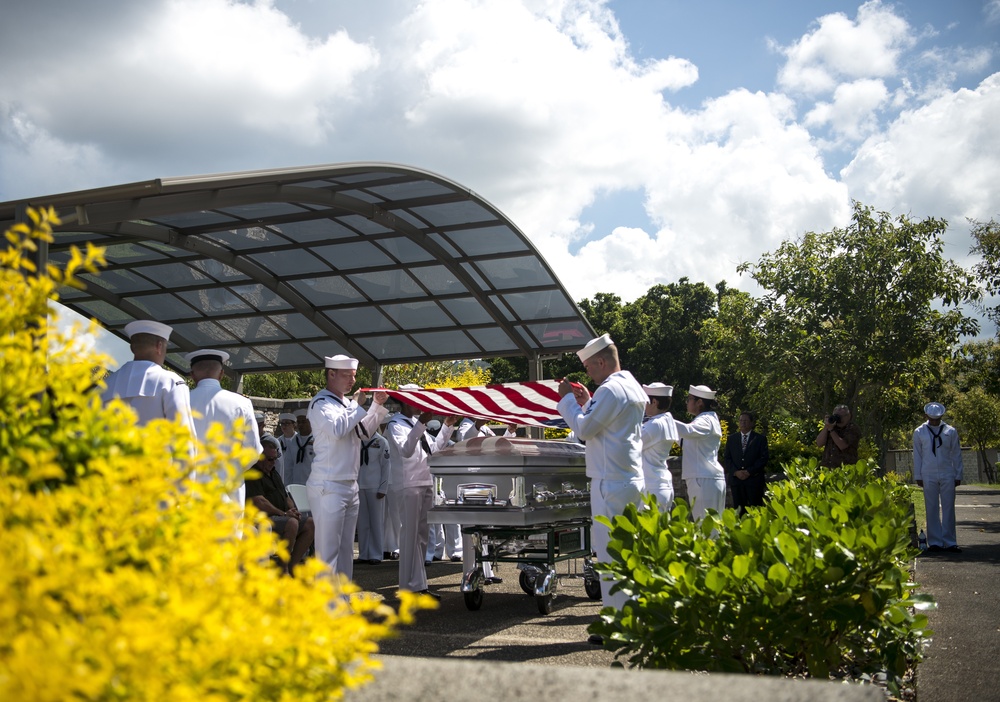 Repatriation of Fireman 1st Class Charles Casto