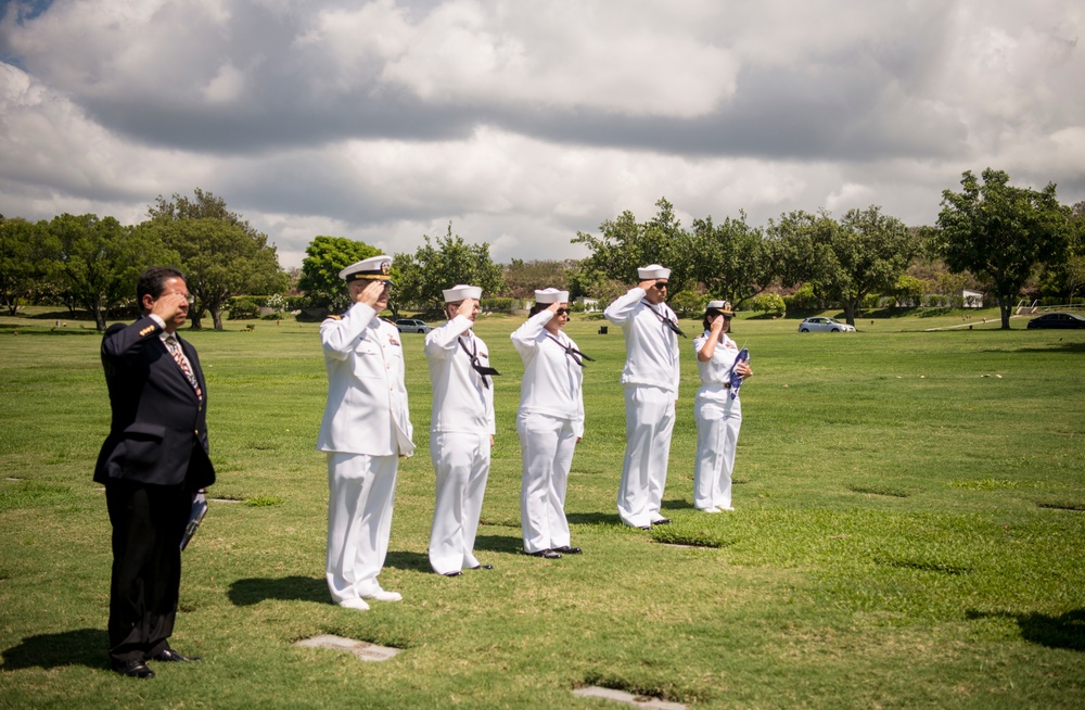 Repatriation of Fireman 1st Class Charles Casto