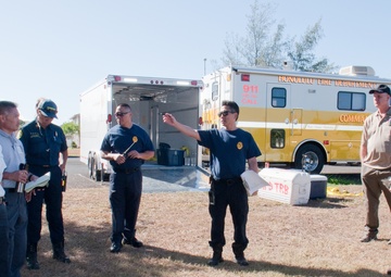 First responders stage disaster preparedness exercise at HMR