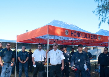 First responders stage disaster preparedness exercise at HMR