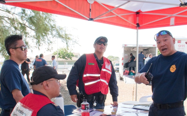 First responders stage disaster preparedness exercise at HMR