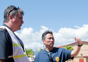 First responders stage disaster preparedness exercise at HMR