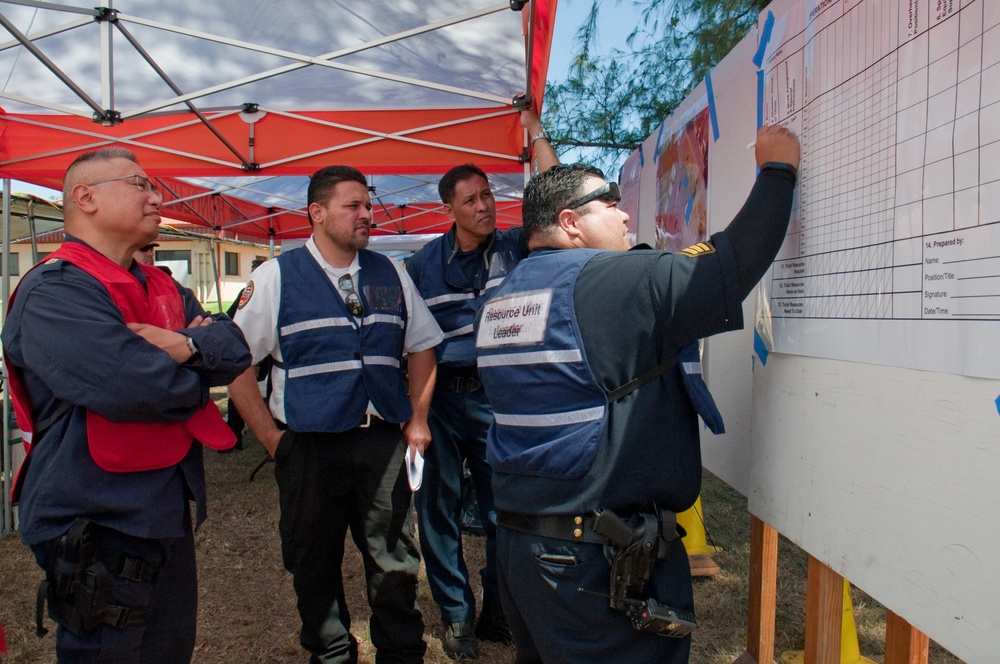 First responders stage disaster preparedness exercise at HMR