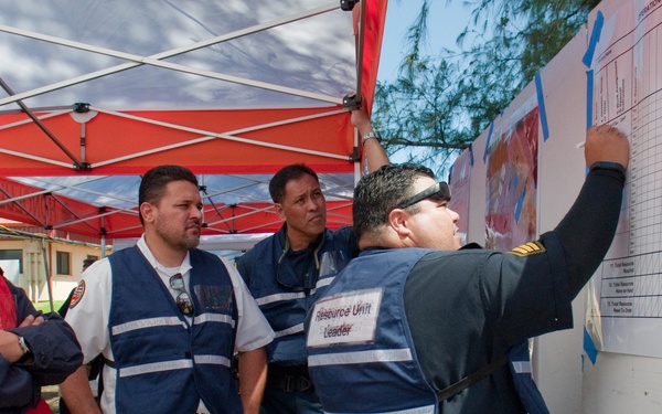 First responders stage disaster preparedness exercise at HMR