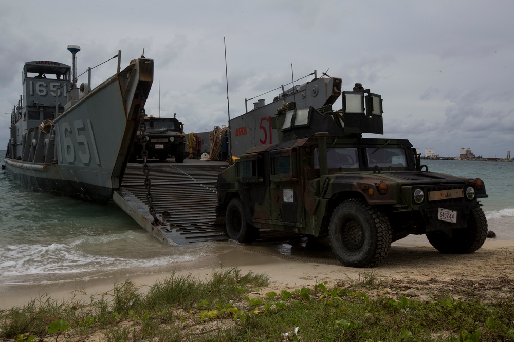 31st MEU Marines begin training in Guam