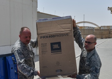 380 AEW Chapel effort donates 2 tons of necessities to local community