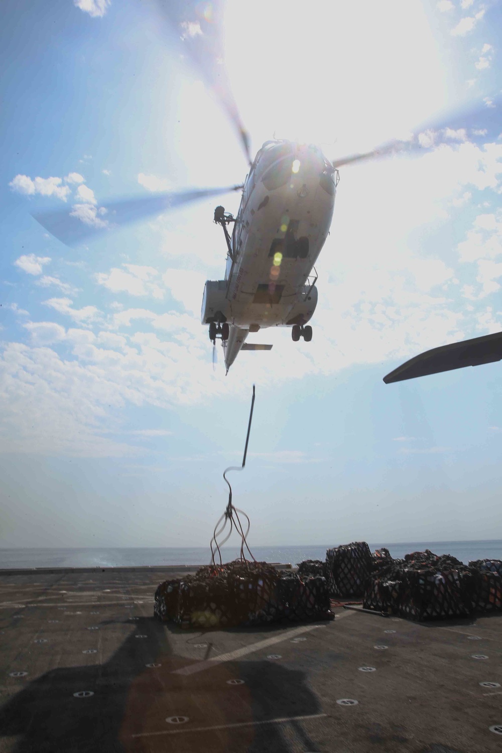 USS San Diego (LPD 22) Replenishment At Sea