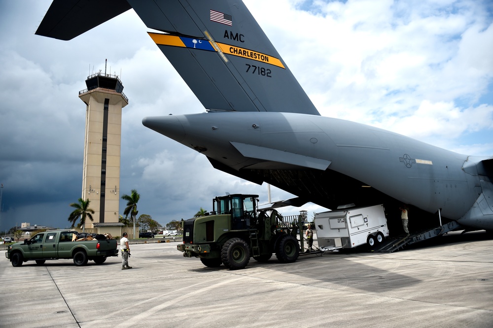 CRW Airmen provide rapid global mobility during Hurricane Irma relief efforts