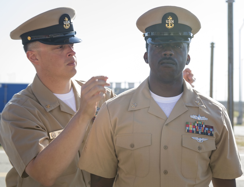 NSF Deveselu and AAMDS Romania Chief Petty Officer Pinning Ceremony 2017