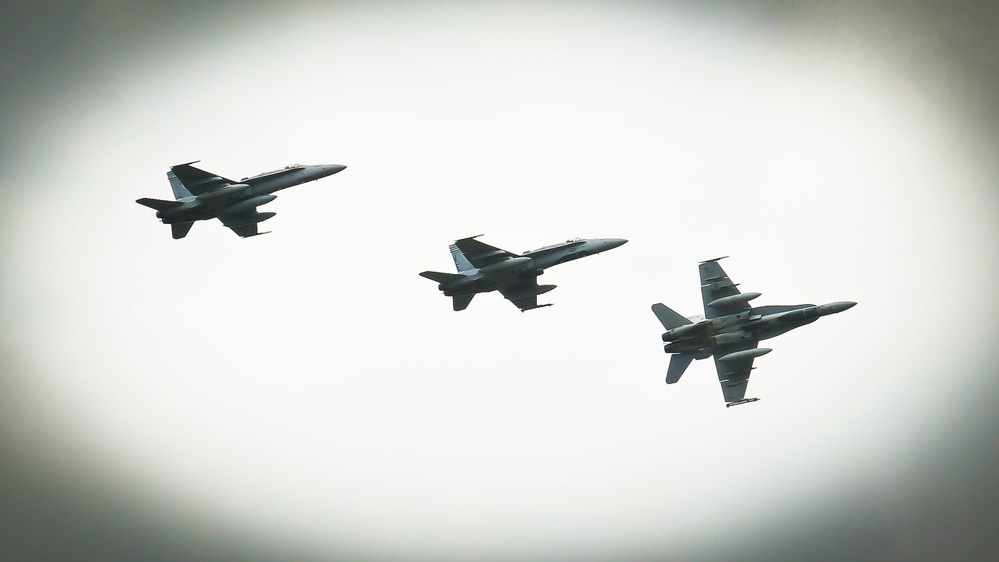 Aircraft return to Fightertown