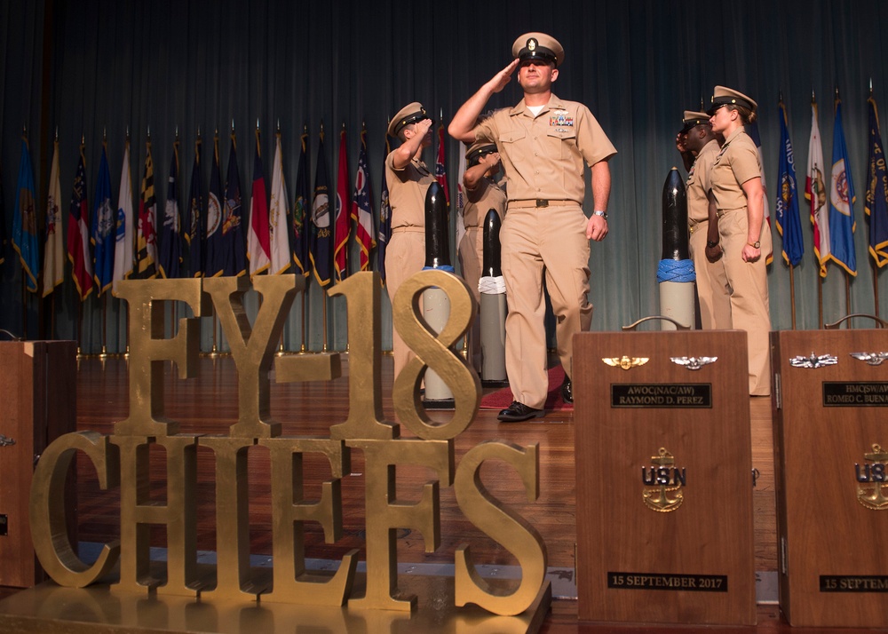 Chief Petty Officer pinning ceremony